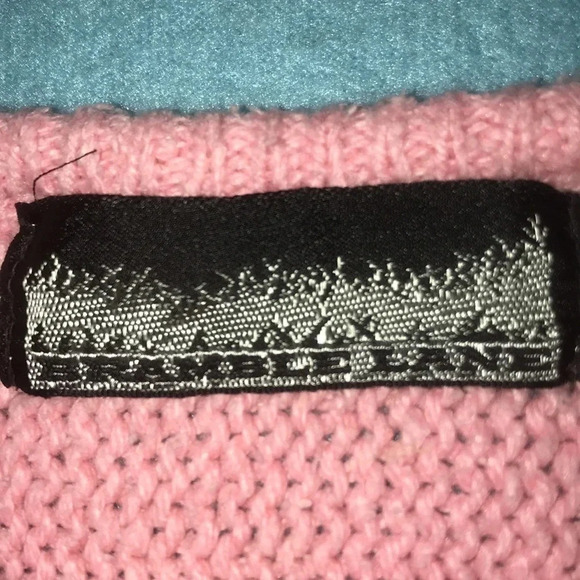 𝅺BRAMBLE Lane vintage knit crewneck dolman sleeves  1980’s size M - Picture 5 of 9